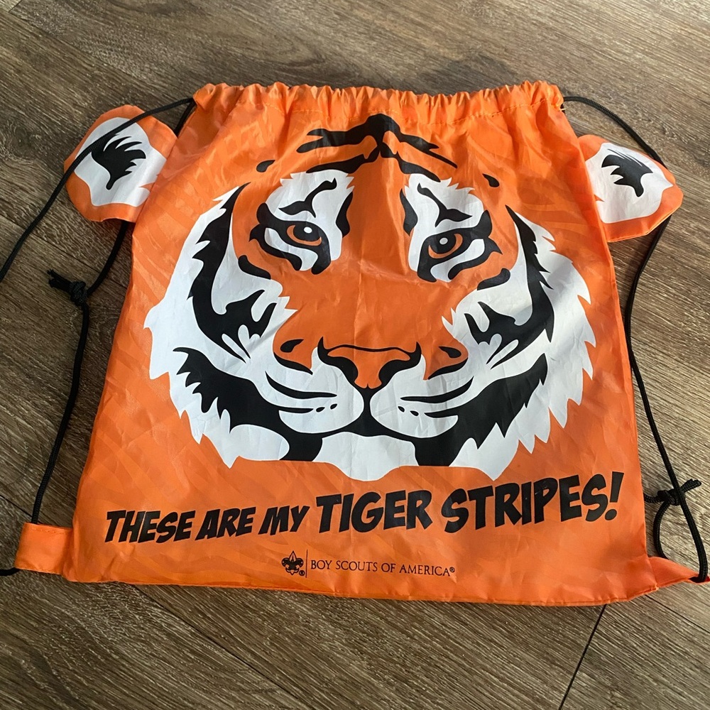 Cub Scouts - Orange Tiger Drawstring Bag